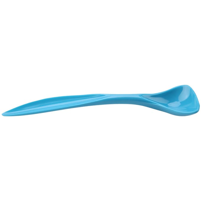 Cuillère à long manche pour animaux de compagnie Chien Chat Boîte de nourriture Écope d'alimentation blue