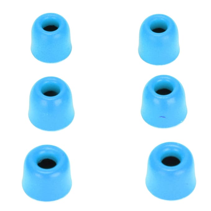 6 stuks Vervangende Oordopjes Geluidsreductie Memory Foam Oordopjes voor 4,3 mm-6,0 mm OortelefoonsBlauw blauw