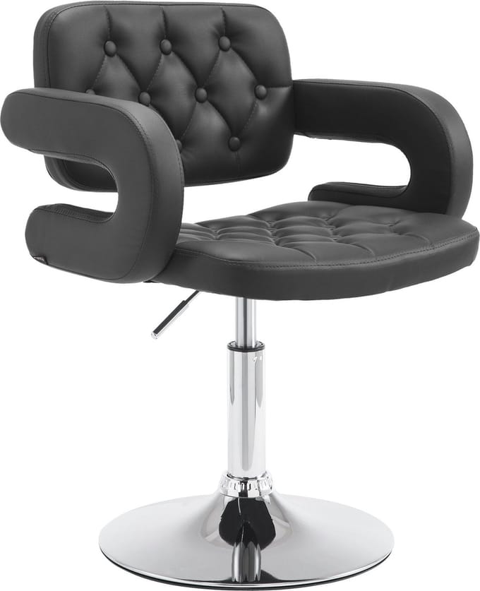 CLP Dublin Lounger - Kunstleer zwart