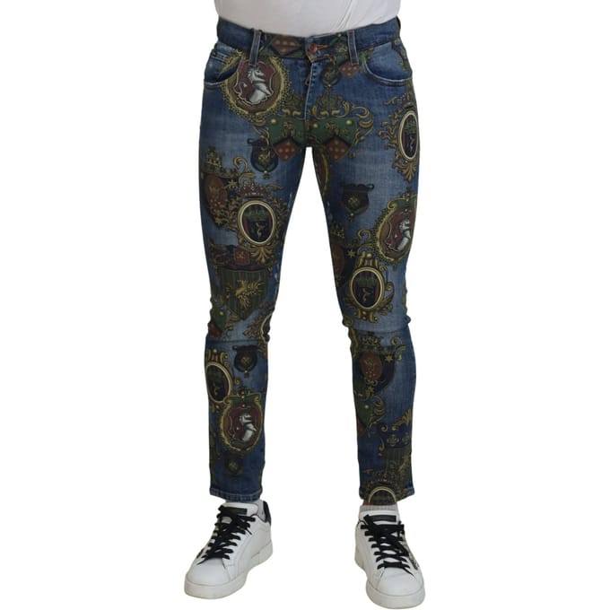 Barokke Crest Skinny Jeans