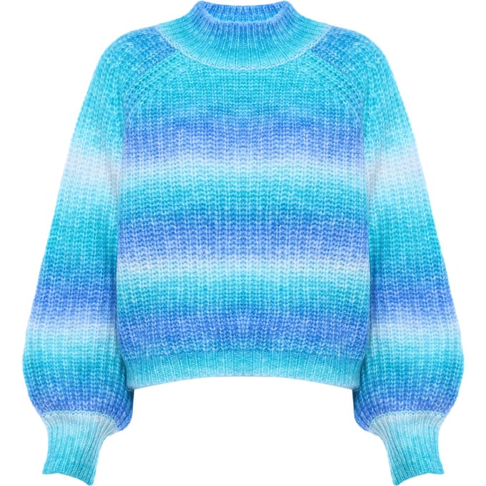 Mymo Jumper Dames Blauw Veelkleurig