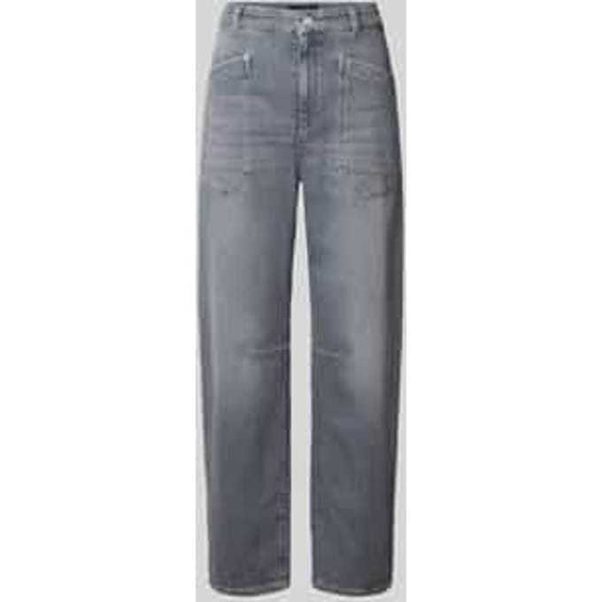 relaxed fit jeans met opgestikte zakken