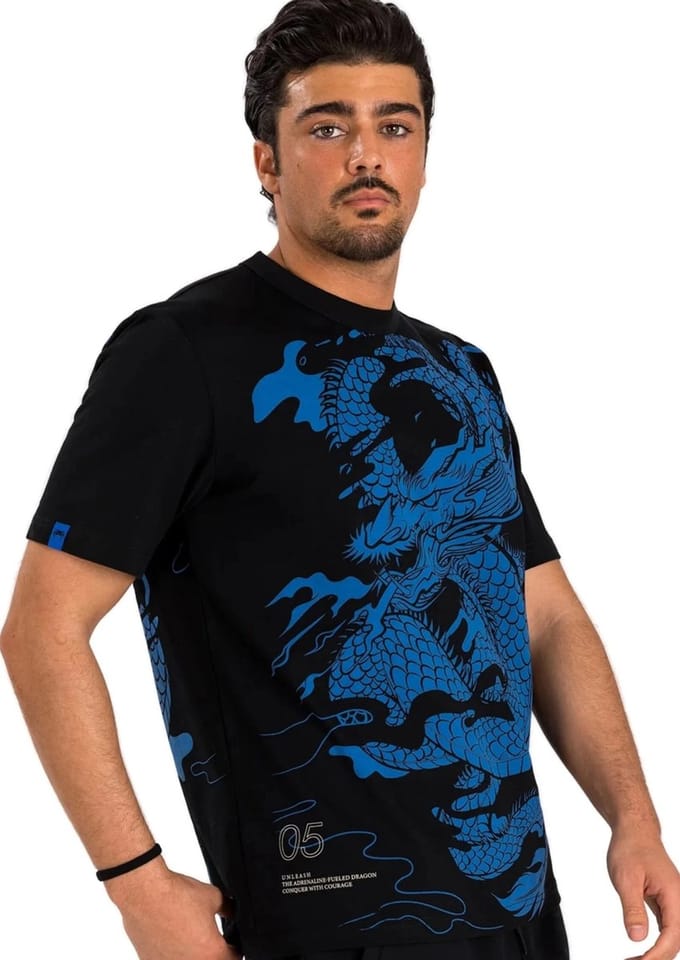 Venum Dragon's Flight T-shirt Katoen Midnight Blue - S
