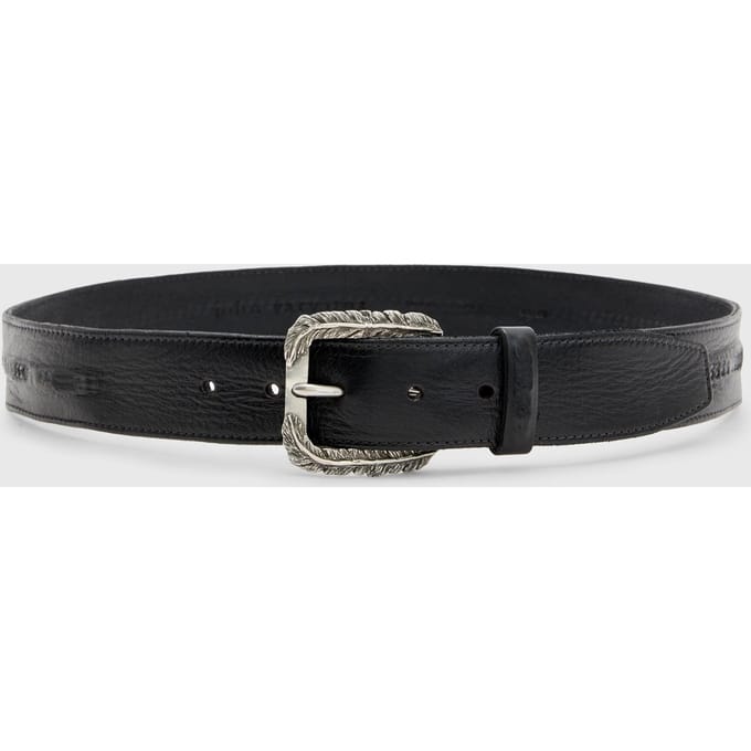 John Varvatos 36mm - Perry Feathered W/ Chain Lead Größe: W30 | Gürtel Outlet | Herren