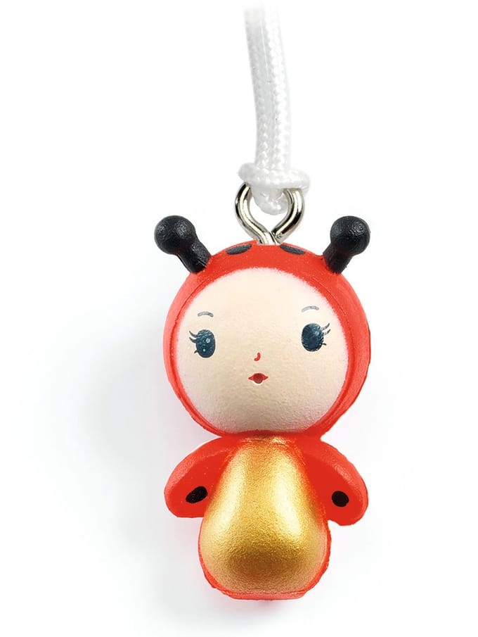 Djeco sleutelhanger tinyly Minico lieveheersbeestje cadeau.