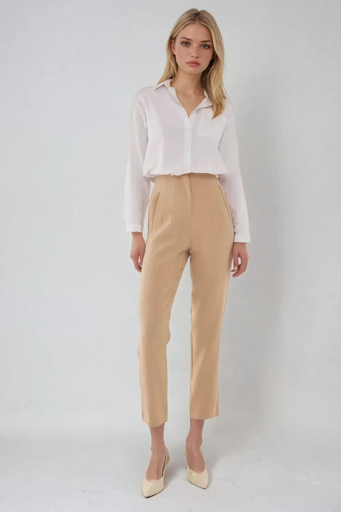 Hoge Taille Sigarettenbroeken