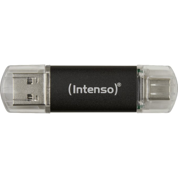 Intenso Twist Line USB-stick 64 GB Antraciet 3539490 USB-A, USB-C, USB-A 3.1 Gen 1