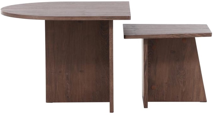Svea - Alice salontafels - set van 2 - mokka