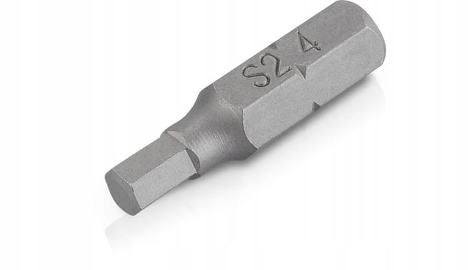 Kreator Inbus Bit 4mm x 25mm HEX 1/4" - 2 Stuks