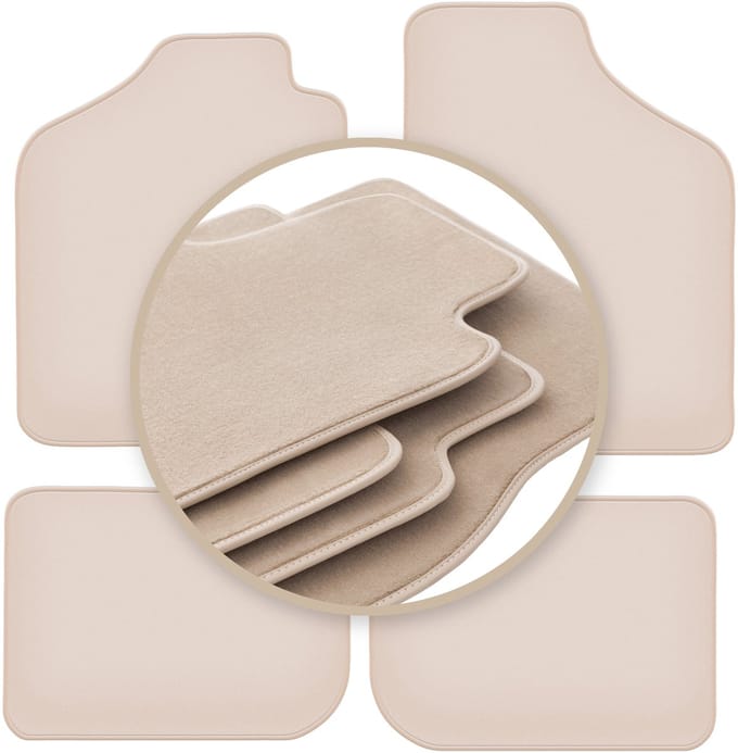 PREMIUM beige matten voor: Fiat Uno hatchback 1983-2001