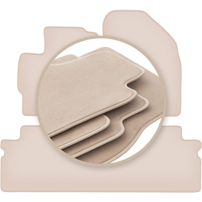 PREMIUM beige vloermatten voor: Toyota Verso minivan 2009-2013