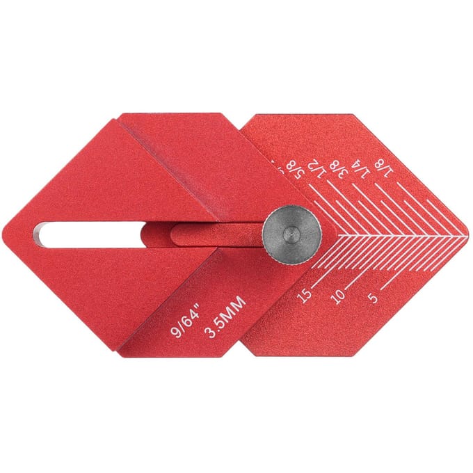 Houtbewerking Meetliniaal Afwerk Timmergereedschap Afwerking Werk Multi-Tool voor Meten en rood