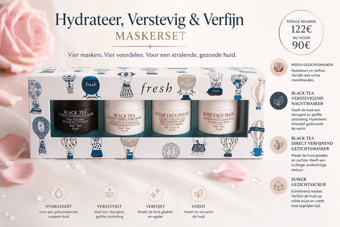Fresh - HYDRATE, FIRM & REFINE MASK SET - 4 x 30ml