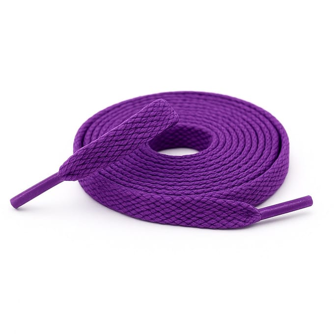 Veters Cirotti | Paars | 120cm | 8mm | Schoenaccessoires - Schoenveters