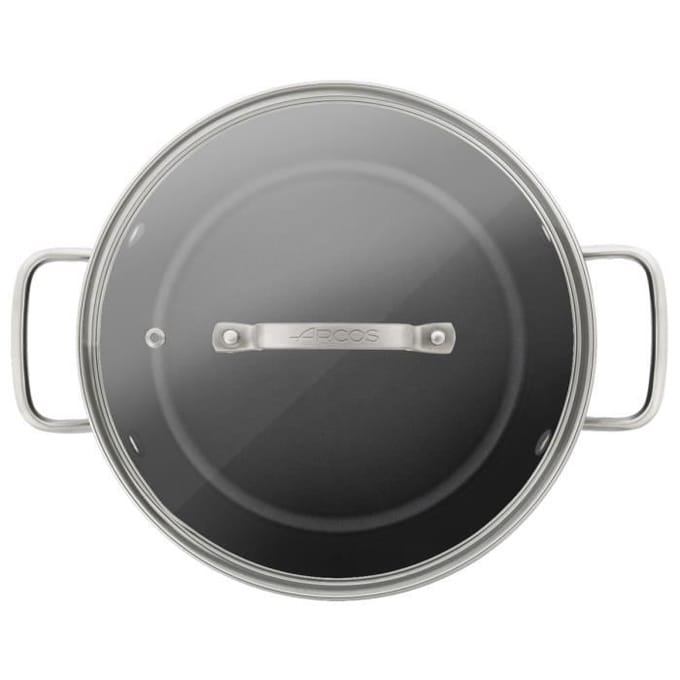 Faitout - ARCOS - Samoa - Aluminium Forgé - Anti-Adhésif - 24 cm - Compatible Tous Feux
