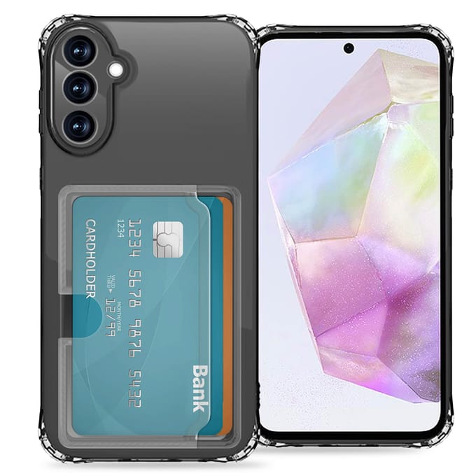 imoshion Softcase Backcover met pasjeshouder voor de Samsung Galaxy S23 FE - Transparant