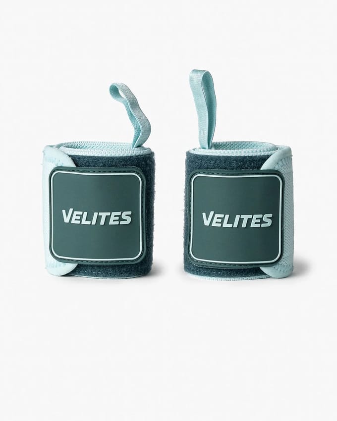 Velites Grip Nylon Wrist Wraps – Stevige Polsbescherming & Stabiliteit – Mint