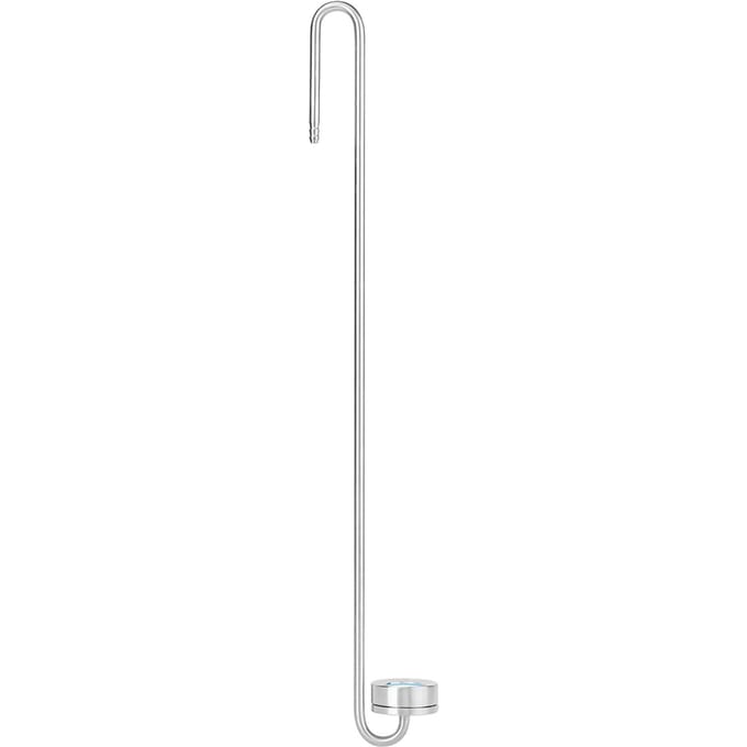 Roestvrijstalen Kooldioxide Diffuser Verstuiver voor Aquarium Vissenkom Plant 40cm L white