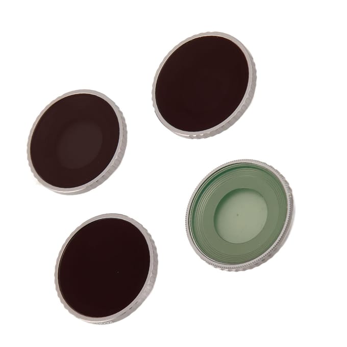 4 Stuks ND Filters Set voor DJI Osmo Action 4 ND8 ND16 ND32 CPL Polarizer Multi Coated Neutrale Dichtheid black