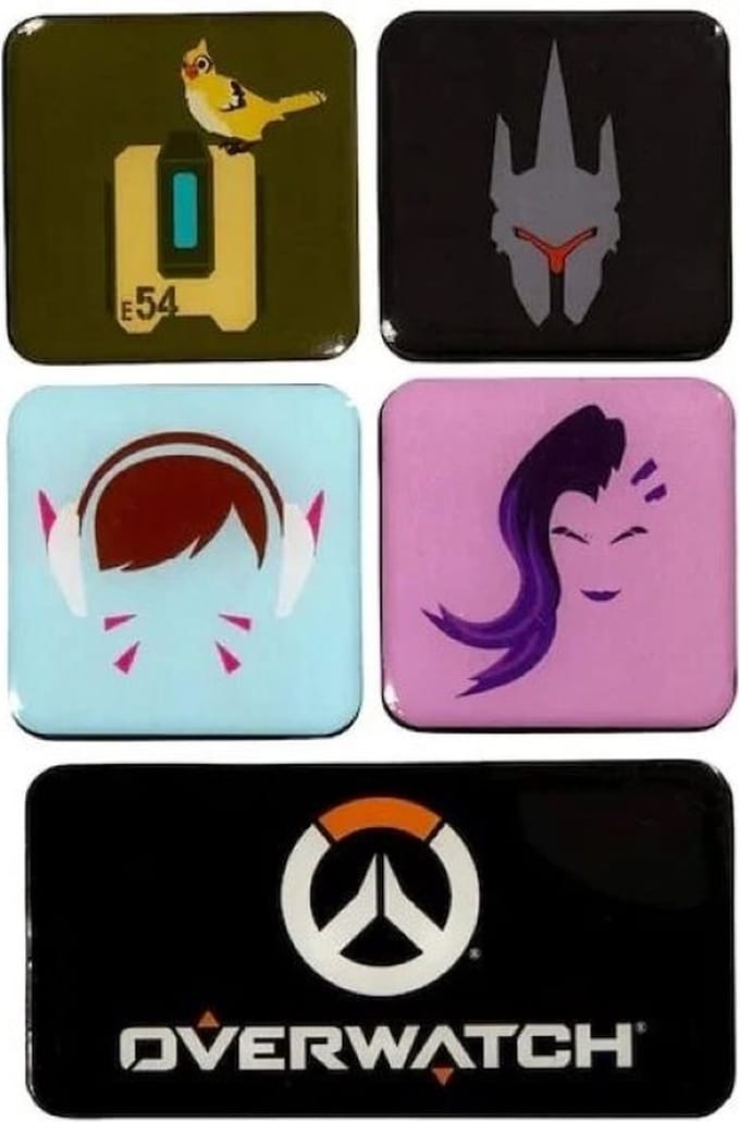 Overwatch - Koelkastmagneet - Variatie Set S2