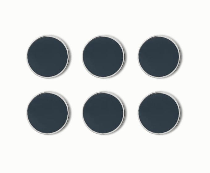 Mustard - The buttons - Magneten - Set van 6 - Slate