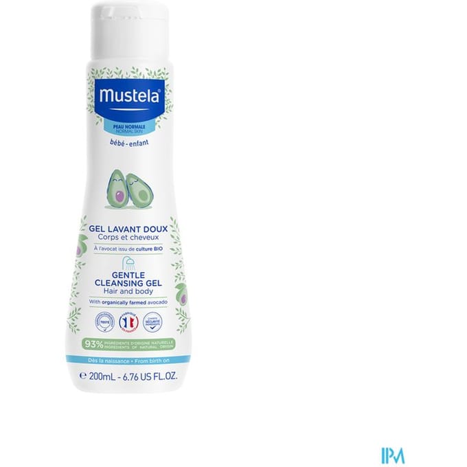 Mustela - Douchegel Bébé Mustela - Unisex - 200 ml