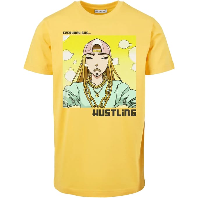 Mister Tee - Everyday She Hustling Heren Tshirt - S - Geel