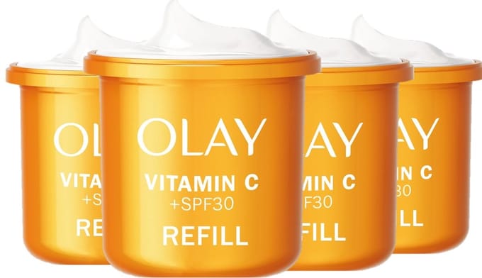 Olay Navulling Dagcrème Vitamine C SPF 30 - 4 x 50 ml - Voordeelverpakking
