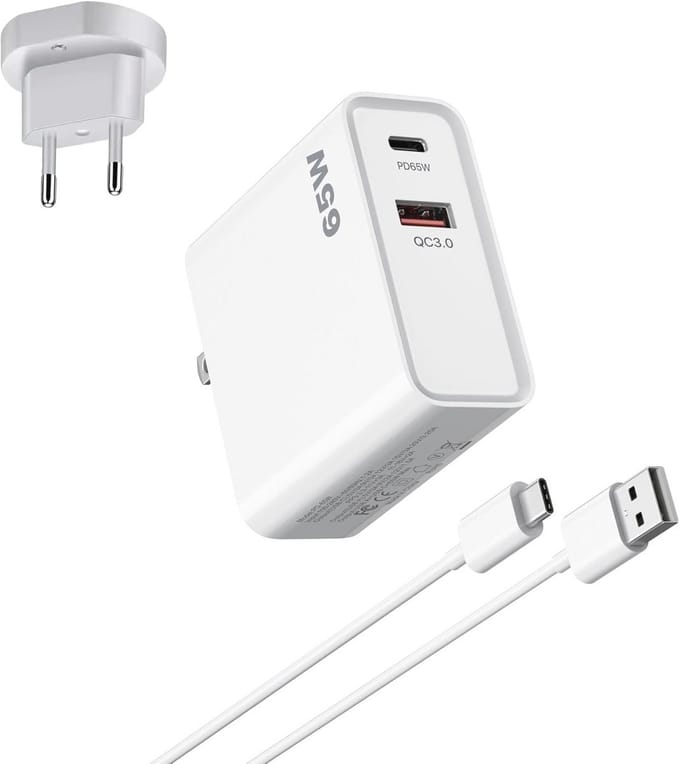 Draagbare Digitale Soldeerbout - 65W, Temperatuur Instelbaar van 50-400 °C, USB-C Aansluiting