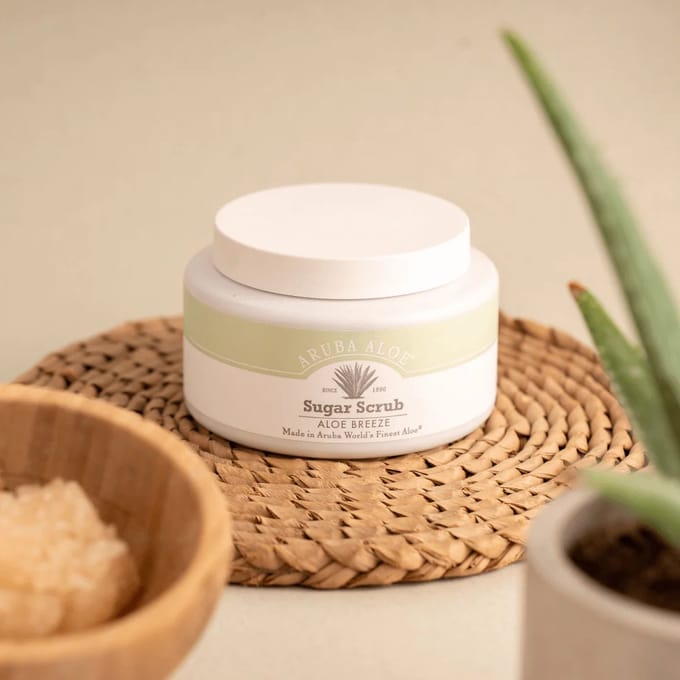 Aruba Aloe Aloe Breeze Sugar Scrub | Met vitamine E en jojoba-olie | 207ml