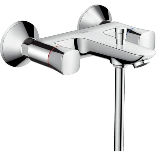 hansgrohe Logis tweegreeps badmengkraan - opbouw - chroom - hartafstand 15 cm