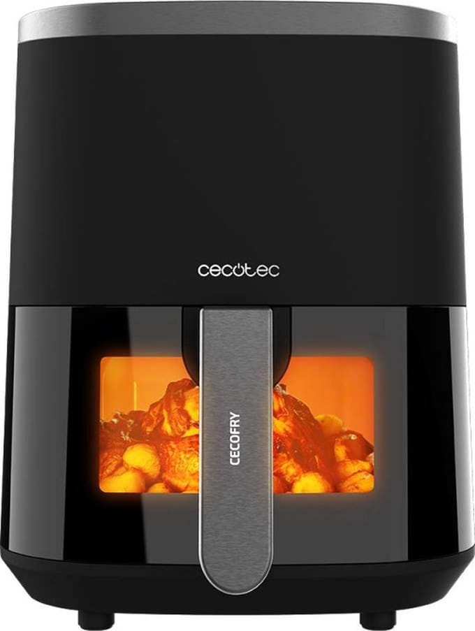 Cecotec Freidora De Aire Cecofry Fantastik Window 4000 Airfryer Zwart 4L / EU Plug