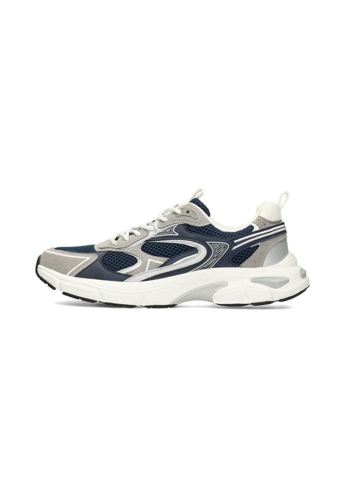 Poelman DEX Heren Sneakers - Blauw met combinatie