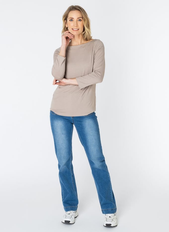 ES&SY Novee Tops - Taupe - maat 42