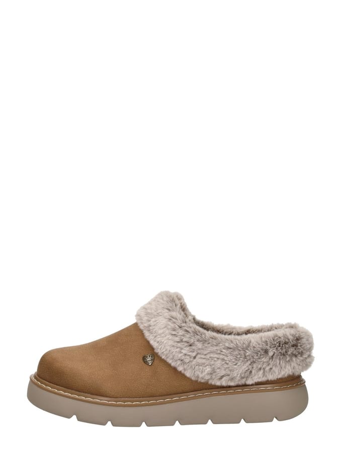 Skechers KEEPSAKES LITE - COZY BLEND Dames Sloffen - Chestnut