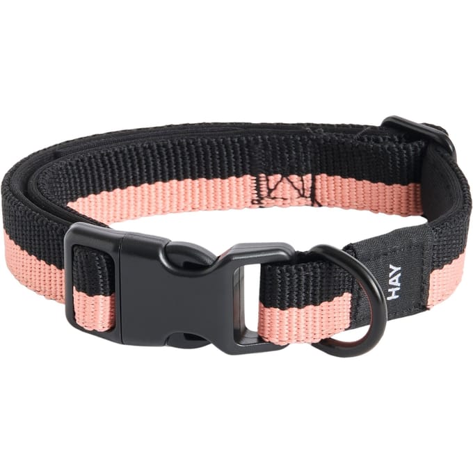 HAY Halsband Dogs Flat - pink/black - S/M