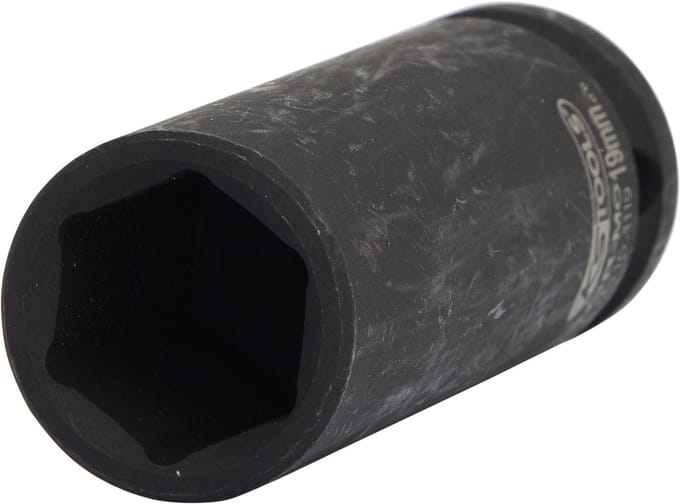 KS Tools - Zeskantige Krachtdop - Lange 19mm - 1/2 Inch