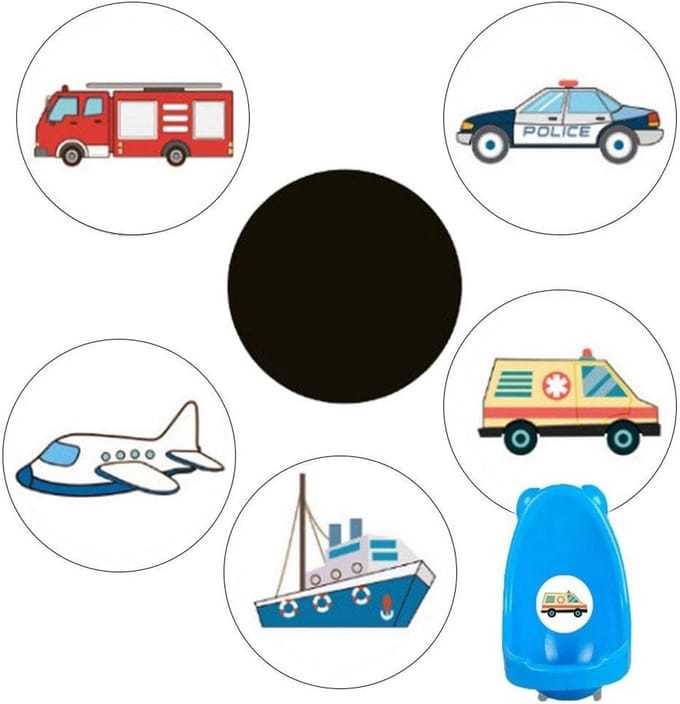 5 Stuks Potty Training Stickers - Herbruikbare Kleurveranderende Plakstickers voor Zindelijkheidstraining