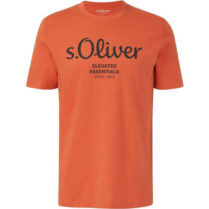 Regular fit T-shirt van puur katoen