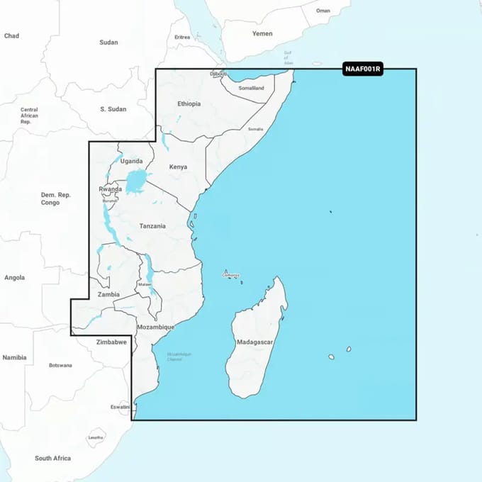 West-Afrika kaart Navionics Platinum