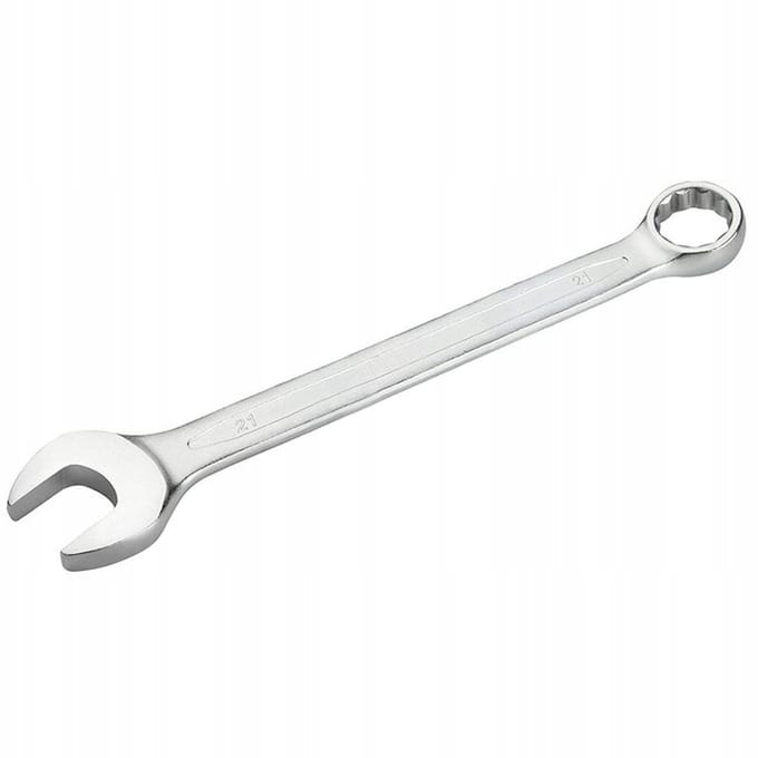 Ringsleutel 12mm Cr-V Chroom - Tolsen