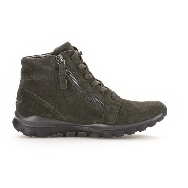 Gabor rollingsoft sensitive 36.868.33 - dames rollende wandelsneaker - Groen - maat 38 (EU) 5 (UK)