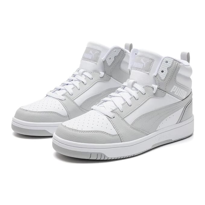 PUMA Rebound v6 Unisex Sneakers - PUMA White-Ash Gray