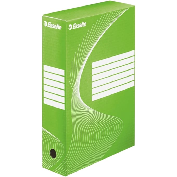 Archiefdoos Esselte boxycolor 80mm groen 25 stuks