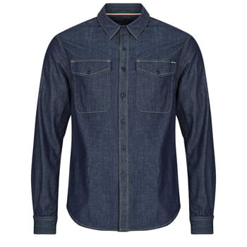 Replay Heren Overhemd regular fit Blauw S Volwassenen