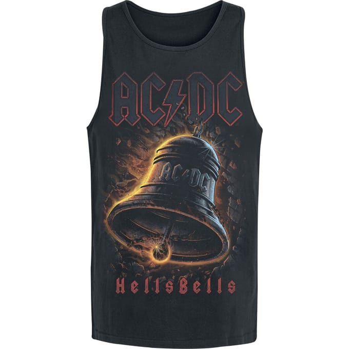AC/DC Tanktop - Hells Bells - S tot L - voor Mannen - zwart