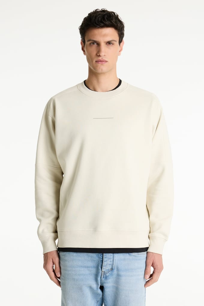 CHASIN Ido Sweater Silver Birch Maat: L | Sweaters Outlet | Heren | Wit