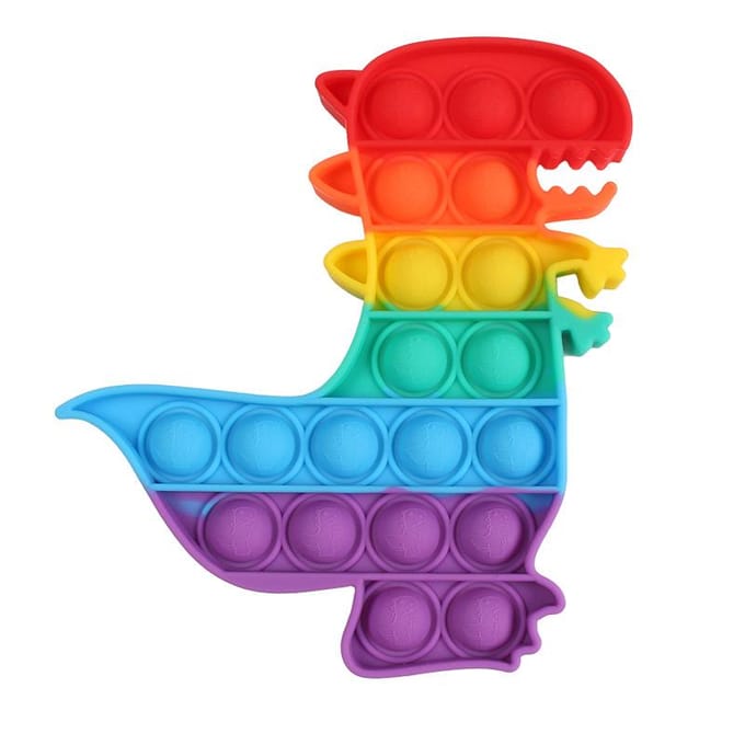 Fidget Speelgoed Regenboog Vlinder Push Bubble Fidget Sensorisch Speelgoed Voor Ouder-Kind Tijd Interactief Spel Speelgoed