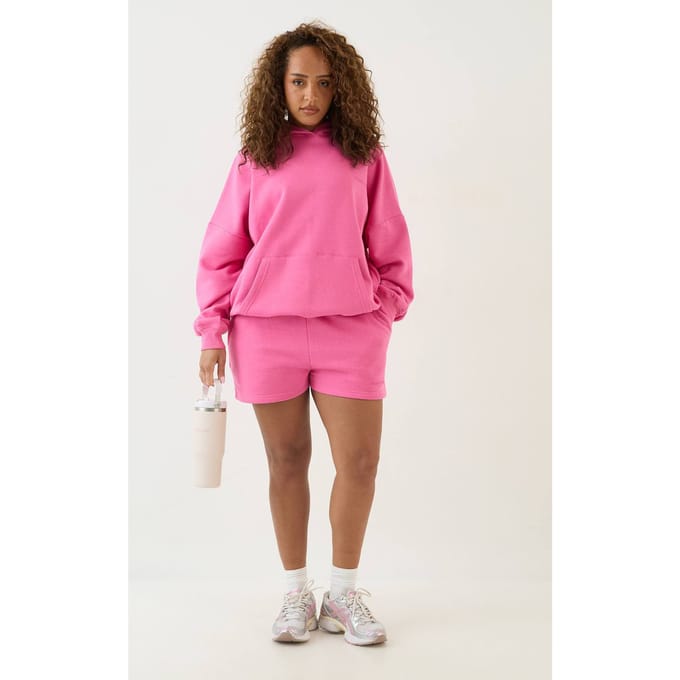 Dames Dsgn Studio Oversized Hoodie Met Capuchon | Roze | Maat: 3XL