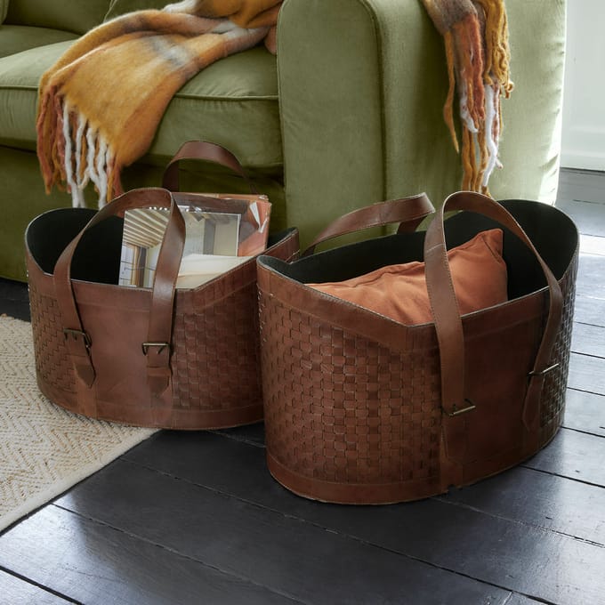 LOBERON Mand set van 2 Tavari bruin